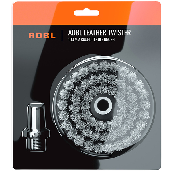ADBL Leather Twister 100mm - szczotka na wkrętarkę do czyszczenia skóry (delikatna) - obrazek 2