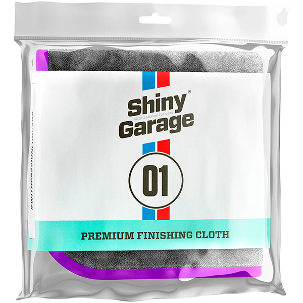 Shiny Garage Premium Finishing Cloth – bardzo delikatna mikrofibra, 600gsm, 40x40cm