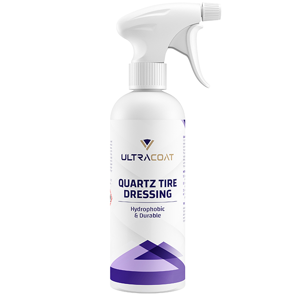 Ultracoat Quartz Tire Dressing 500ml - dressing do opon z dodatkiem kwarcu, przyciemnia, nabłyszcza, zabezpiecza