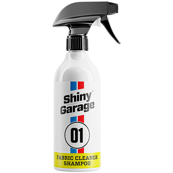Shiny Garage Fabric Cleaner Shampoo 500ml - płyn, szampon do prania tapicerki materiałowej i podsufitki na sucho