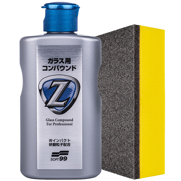 Soft99 Glaco Glass Compound Z 100ml - przygotowanie szyby przed niewidzialną wycieraczką