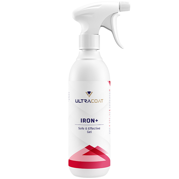 Ultracoat Iron+ 500ml - krwawa felga, deironizer, usuwanie zabrudzeń metalicznych i lotnej rdzy, mycie felg