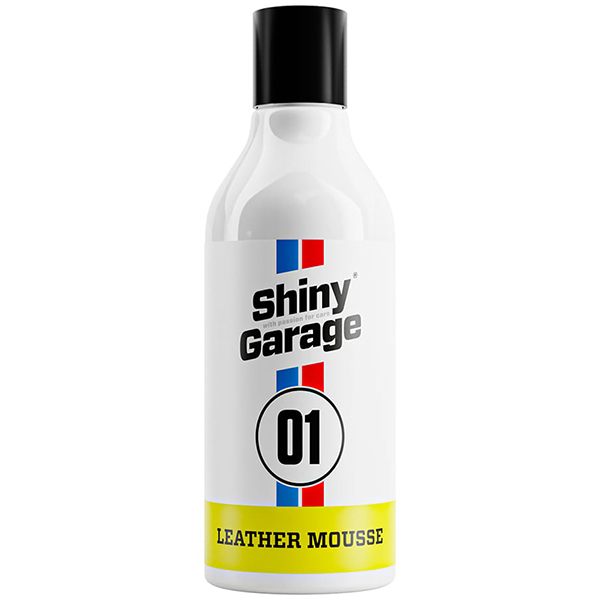 Shiny Garage Leather Mousse 250ml - krem do pielęgnacji tapicerki skórzanej, impregnacji, nawilżania skóry