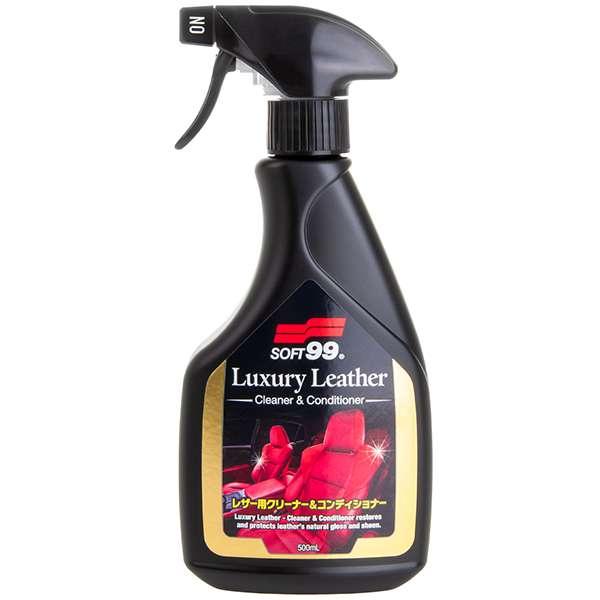 Soft99 Luxury Leather 500ml - czyści i odżywia tapicerkę skórzaną