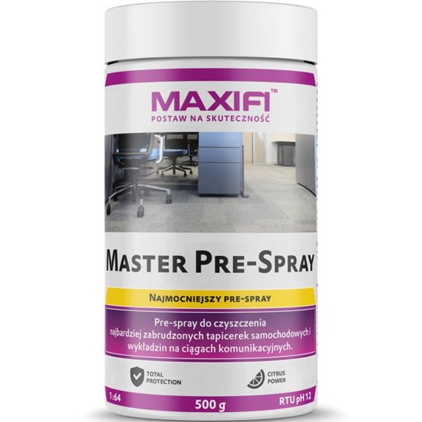 Maxifi Master Pre-Spray 500g - proszek do prania tapicerki
