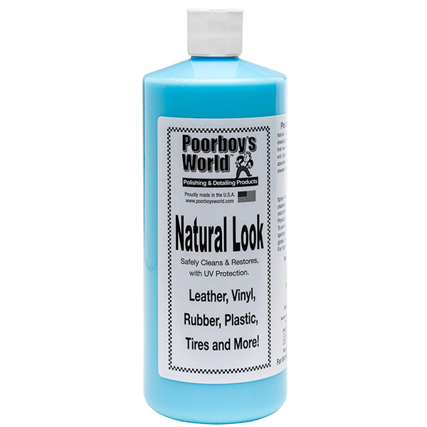 Poorboy’s World Natural Look 946ml - pielęgnacja plastików, skóry, gumy, winylu