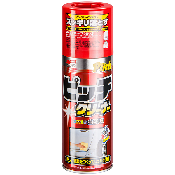 Soft99 New Pitch Cleaner 420ml - środek do usuwania smoły, żywicy, kleju, asflatu