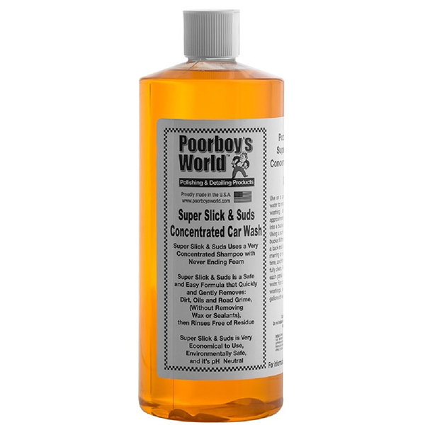 Poorboy’s World Super Slick & Suds 946ml - niezwykle wydajny neutralny szampon biodegradowalny