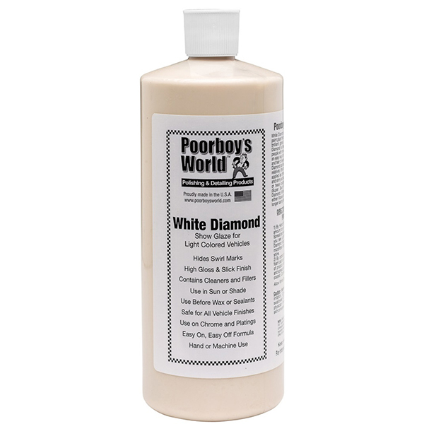 Poorboy\'s World White Diamond 946ml - politura dla jasnych lakierów