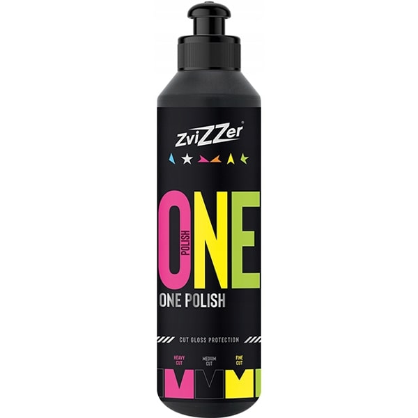 ZviZZer One Polish 250ml - pasta polerska AIO, 3w1, Cięcie, Wykończenie, Ochrona