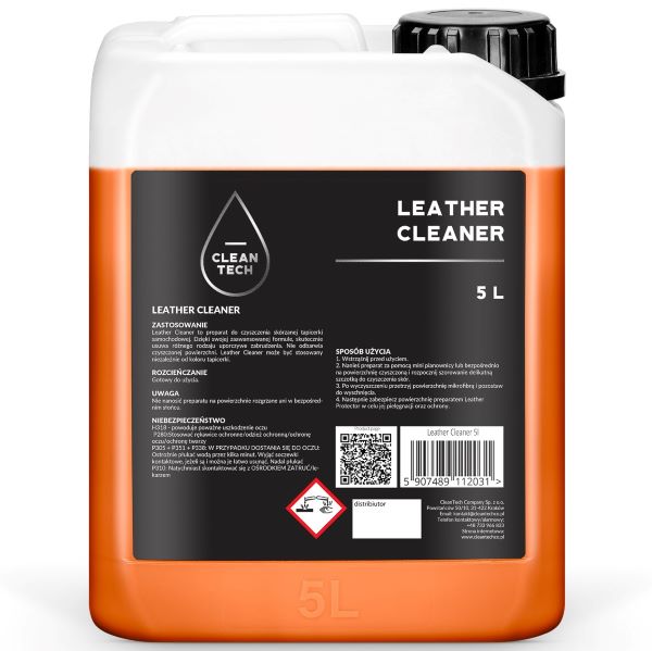 CleanTech Leather Cleaner 5L - preparat do czyszczenia tapicerki skórzanej
