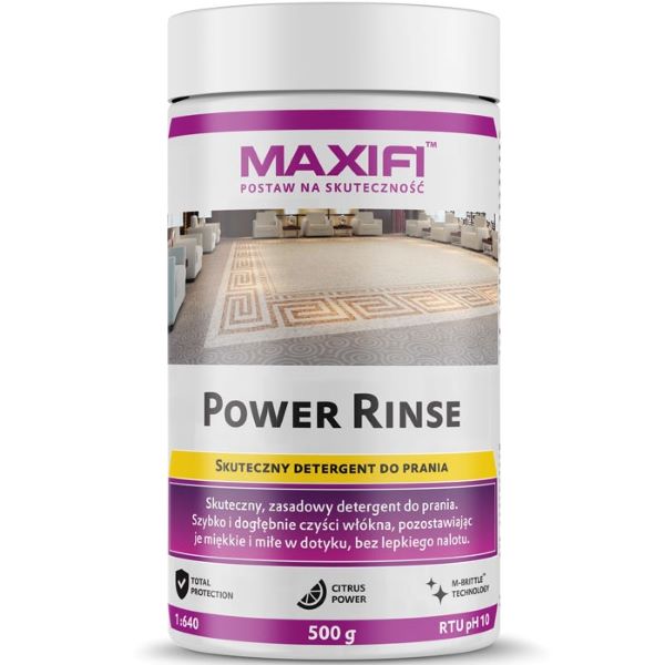 Maxifi Power Rinse 500g - proszek do płukania ekstrakcyjnego