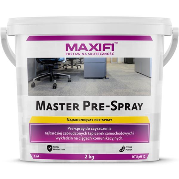 Maxifi Master Pre-Spray 2kg - proszek do prania tapicerki