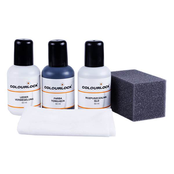Colourlock Zestaw tonujący do skóry czarnej 3x50ml