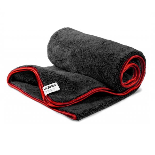 WaxPRO Perfect Fluffy Dryer Black Series – ręcznik do osuszania lakieru, 600gsm, 100x60cm
