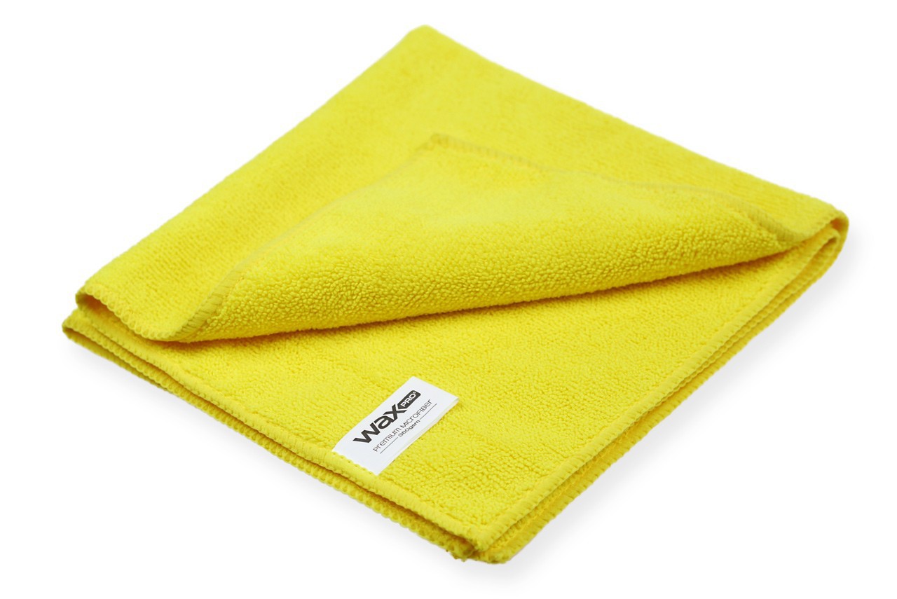 WaxPRO Premium Microfiber - żółta mikrofibra 40x40cm, 360gsm