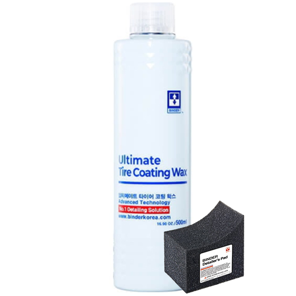 BINDER ULTIMATE TIRE COATING WAX 500ml - Dresing do opon i plastików na bazie wosku z dodatkiem SiO2