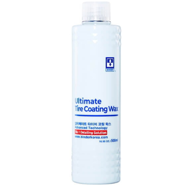 BINDER ULTIMATE TIRE COATING WAX 500ml - Dresing do opon i plastików na bazie wosku z dodatkiem SiO2 - obrazek 2